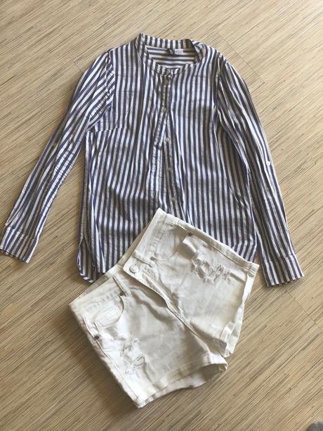 Prúzkovana blúzka/pv, h&m,xs