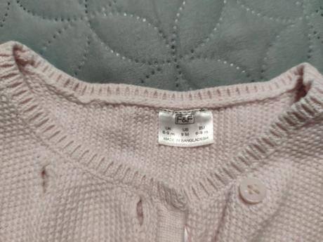 F&f makky ruzovy svetrik, f&f,80
