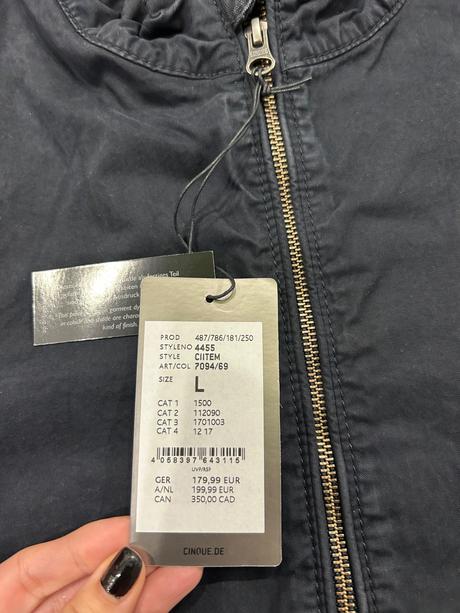 Cinque nova panska prechodna vetrovka l-pc179 eur, l