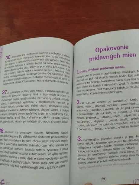 Diktáty pre 5 rocnik,