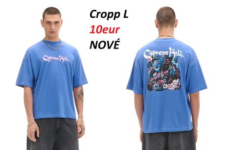 Tričko lebky, tričko naruby, h&m,l / m