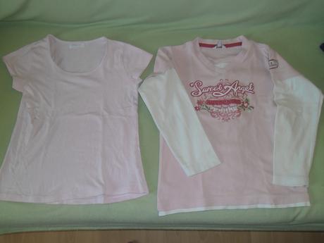 Tričko dlhy rukav+trič.kratky rukav, 122–134