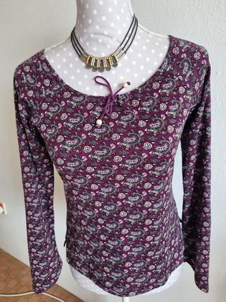 Fialový elastický top 38, 38