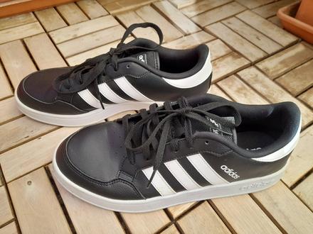 Čierne topánky adidas veľ. 43 a pol, adidas,43