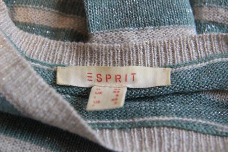 Zeleno šedý oversize sveter, esprit, esprit,s