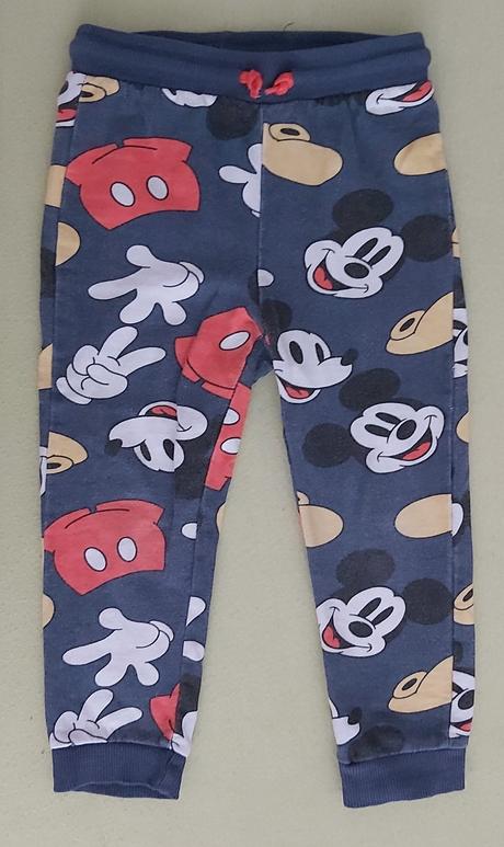 Teplejšie tepláky mickey mouse 98, disney,98