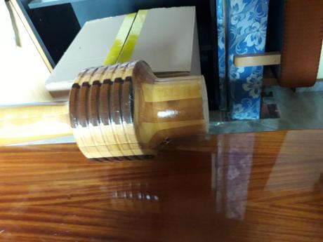 Krasna stara drevena vysoka vaza "socialisticka", 