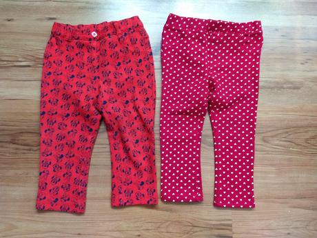 Dievčenské nohavice, 2 ks, v. 86, h&m,86