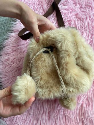 Roztomilá huňatá detká kabelka zara, zara