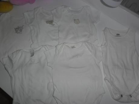 Biele bodynka 56, 56