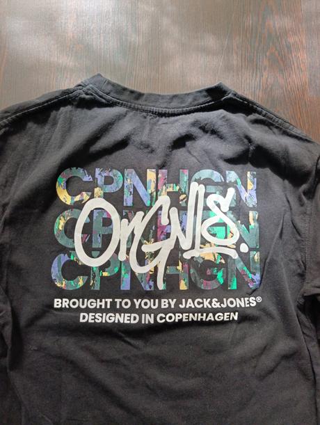Jack & jones chlapčenské čierne tričko, 164