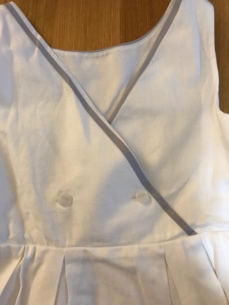 Jacadi šaty biele bavlnené, jacadi,128