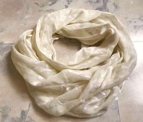 Jemná šatka na krk, xl