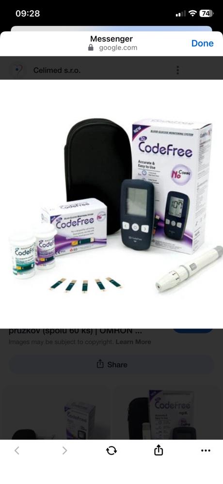 Glukomer codefree + 50 testovacích prúžkov, 