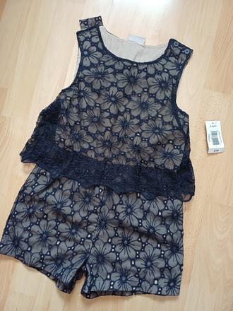 Čipkovany overal v 128, matalan,128