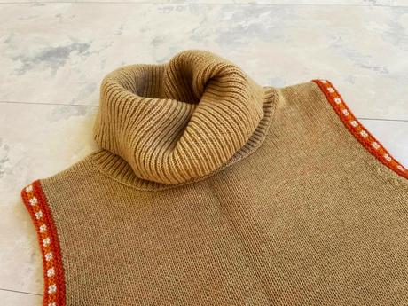 Vlnený rolák bez rukávov, kenvelo,l