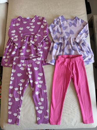 Balík oblečenia lindex a h&m pre dievčatko veľkost, lindex,98