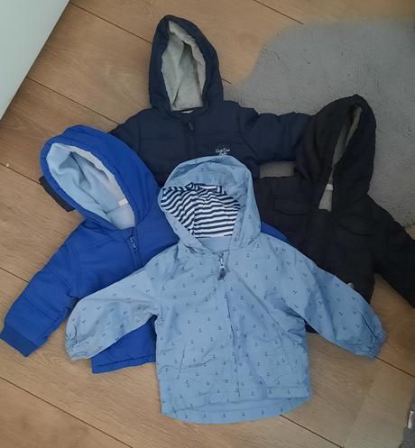 4x bunda pre dieťa od narodenia až po 1rok, 68–80