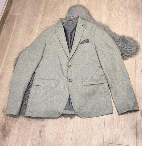 Pánske elegantné sako sivé giorgie (l), l