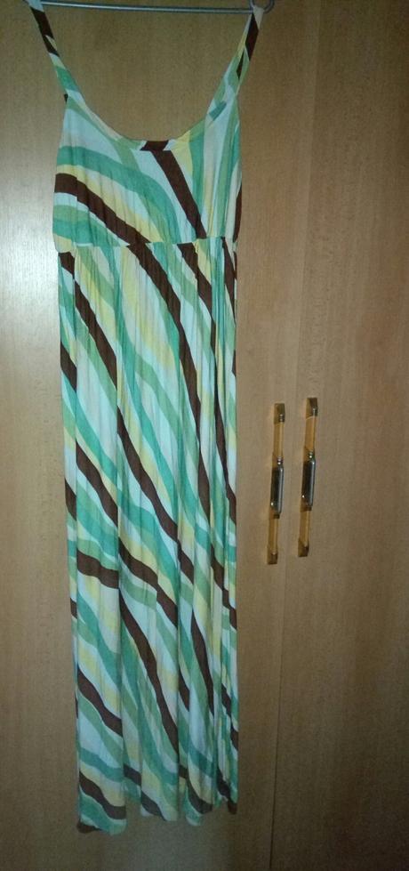 Dámske letné - maxi šaty l/xl, papaya,l