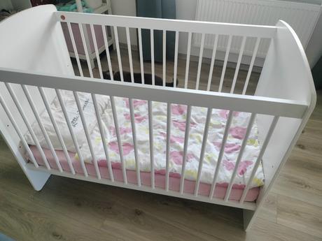 Detská drevená postieľka, šírka (cm): 60,dĺžka (cm): 120
