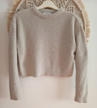 Krátky béžový svetrík zara, zara,152