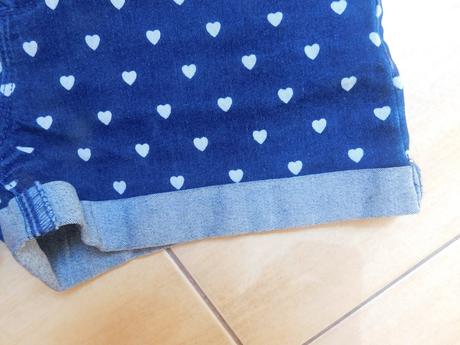 Riflové kraťasy 9-10r, primark,140