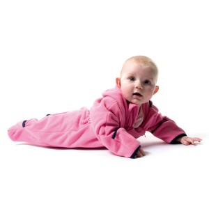 Flisový overal bush baby 12-24 mes. pink, 92