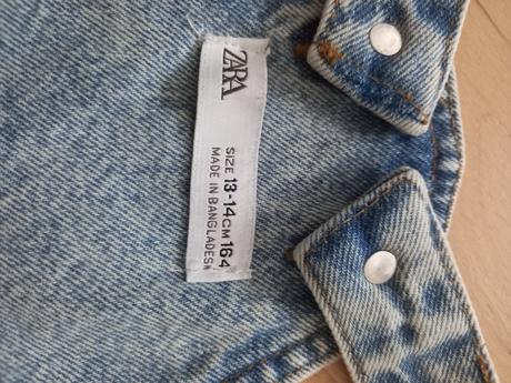 Riflove šaty, zara,164