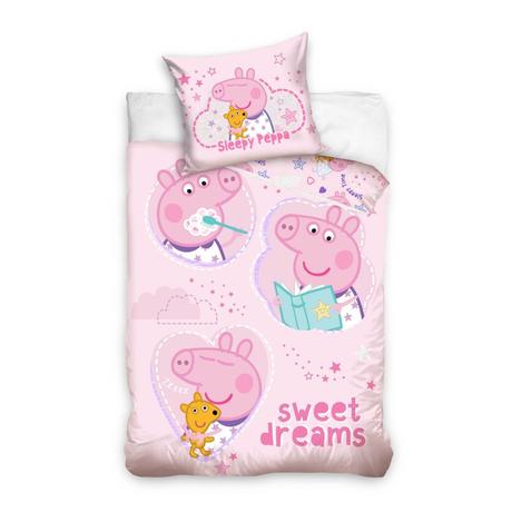 Carbotex obliečky do postieľky peppa pig, šírka (cm): 100,dĺžka (cm): 130