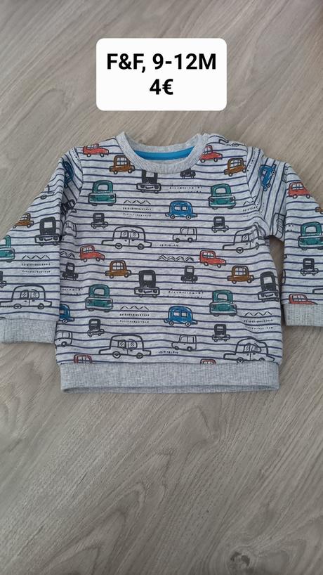 Mikina f&f 9-12m, f&f,80