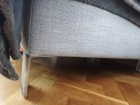 Taburet sivý obdĺžnik,
