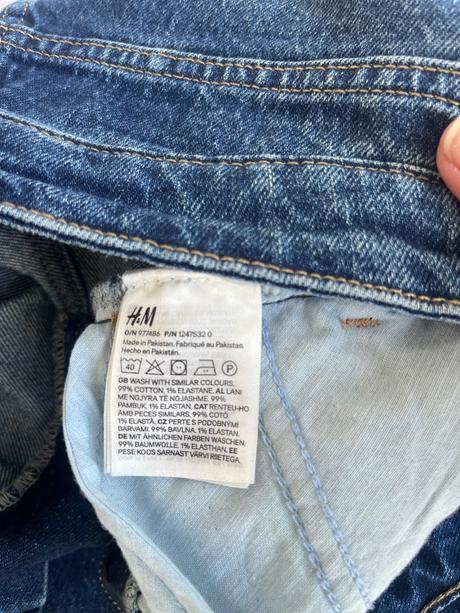 Džínsy rovného strihu, h&m,36
