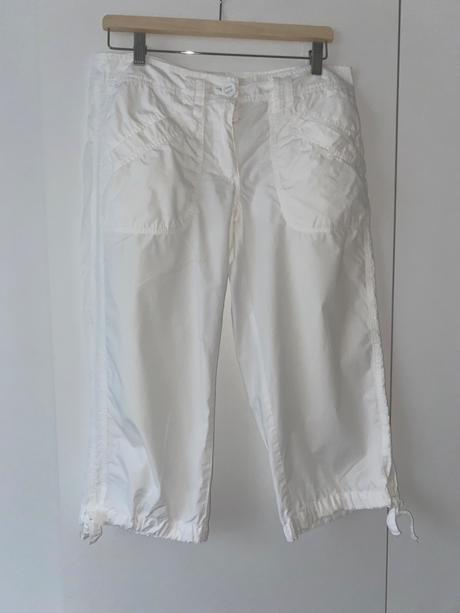 Biele nohavice h&m, h&m,40
