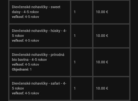 Dievcenske nohavicky laskovo, 104