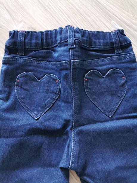 Dievčenské tmavomodré rifle, baby club,80