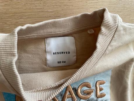 Bavlnena mikina reserved ako nova, reserved,122