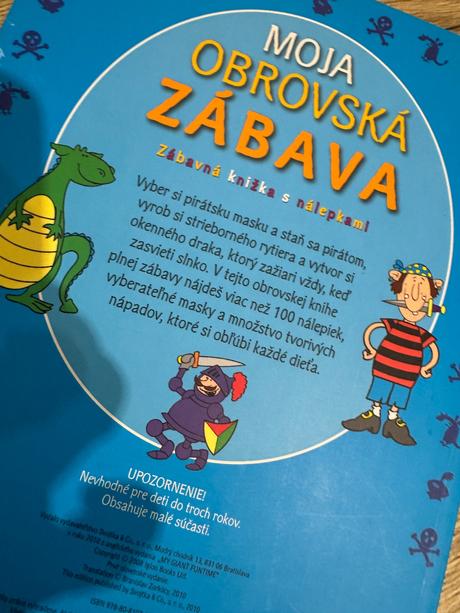 Zabavna knizka s temou pirát,