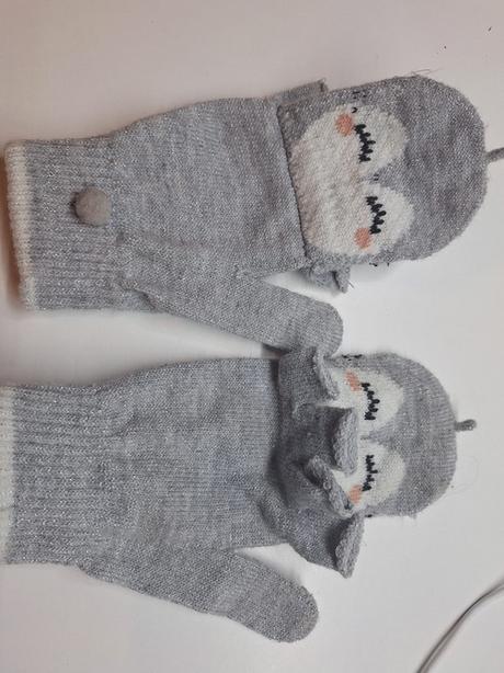 Rukavice s tučniakom č.128-134, 128