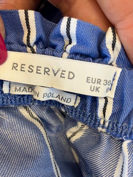 Dámske košeľové šaty pásikavé reserved (36), reserved,s