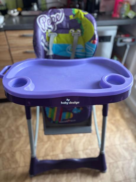 Jedálenská polohovateľná stolička, baby design