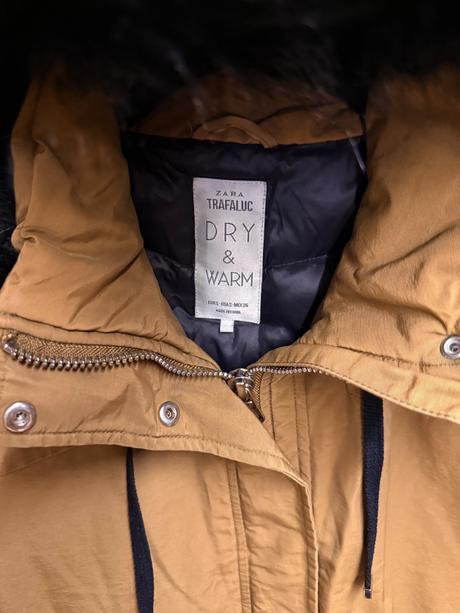 Damska zimná paperová bunda, zara,s