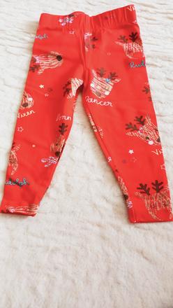 Detské nohavice tu s vianočným motívom, tu,74