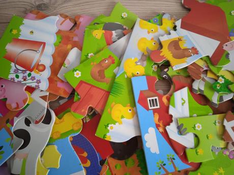 Giant floor puzzle - farm,