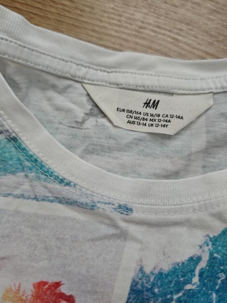 Dovolenkové tričko, h&m,158