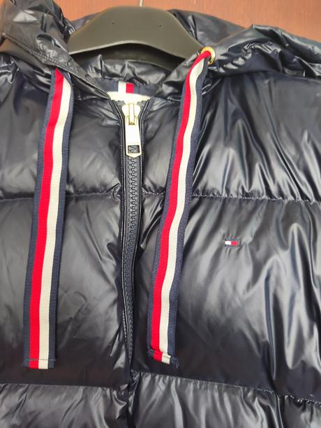 Hruba paperova bunda tommy hilfiger, tommy hilfiger,l / xl