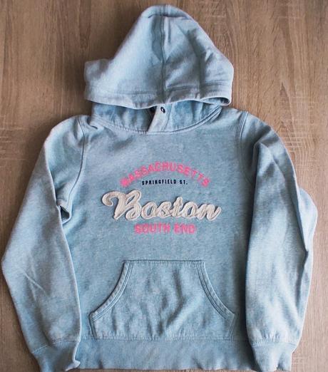 Mikina s kapucňou, h&m,134