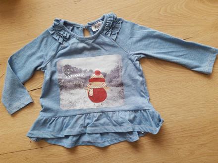 Tričko vianočné, f&f,74
