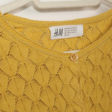 Sveter dievčenský h&m č.110/116, 4-5r, h&m,116