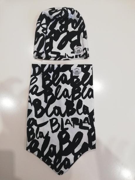 Sada z upletu hey little owl - čiapka a nakrcnik, 86